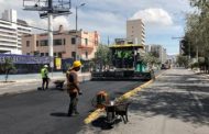 ALCALDIA DE QUITO EJECUTA LA REPAVIMENTACIÓN DE LA AV. 6 DE DICIEMBRE.