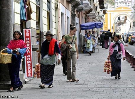 No más vendedores ambulantes en el Centro de Quito.