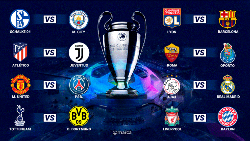 La UEFA Champions League regresa este martes y miércoles por los octavos de final.