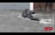 Fuertes lluvias inundan la Capital